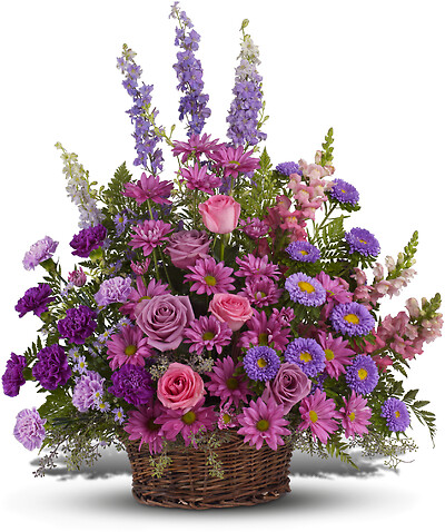 Gracious Lavender Basket